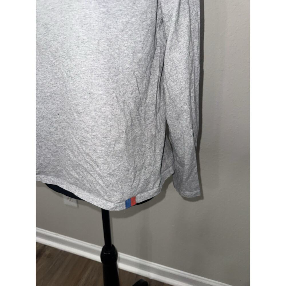 Kule The Modern Long Sleeve Solid Light Gray T-Shirt Women's Small Shirt - Picture 3 of 7